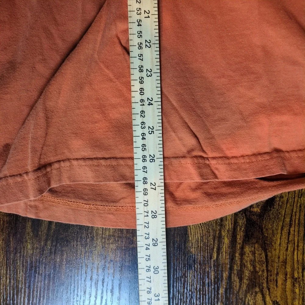 Red Oak Texas Longhorns Burnt Orange Long Sleeve T-Shirt Womens L 6219